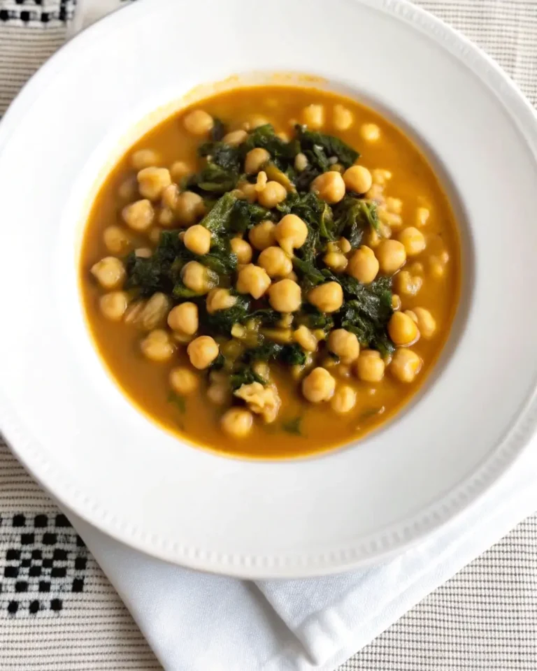 garbanzos con espinacas