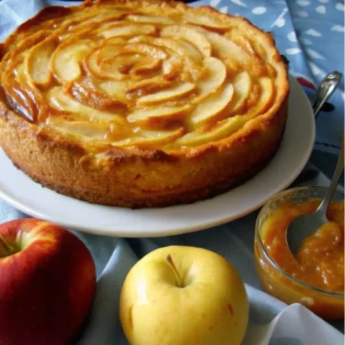 cómo se hace un pastel de manzana