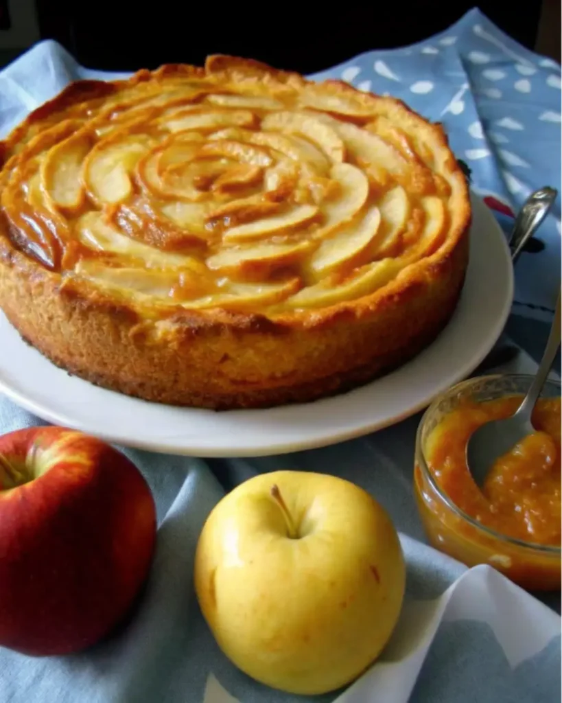 cómo se hace un pastel de manzana