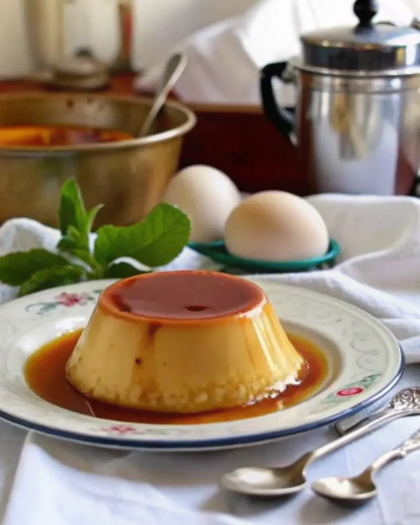 flan de huevo casero receta